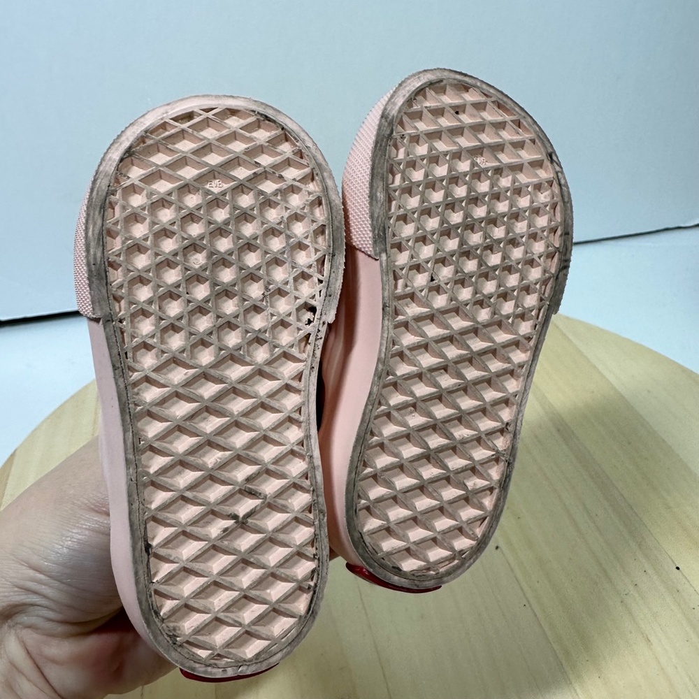 Vans Pink Butterfly Slip-On Baby Shoes - Picture 7 of 7